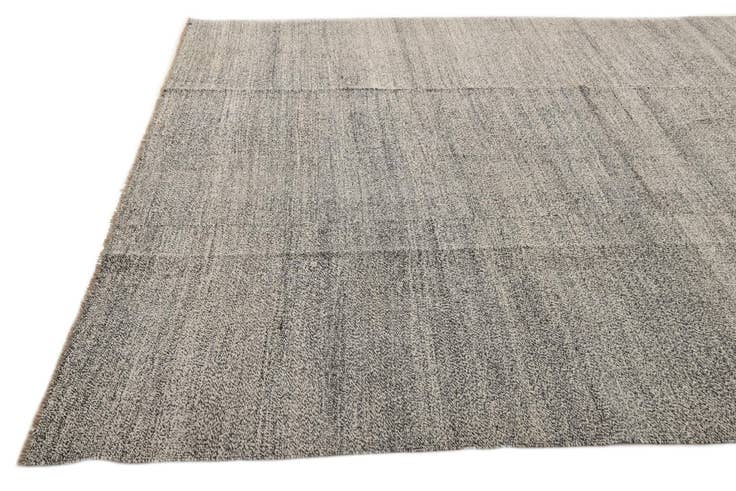 Detail image of 9' x 11' 9 Hand Woven Kilim Modern Wool Rug