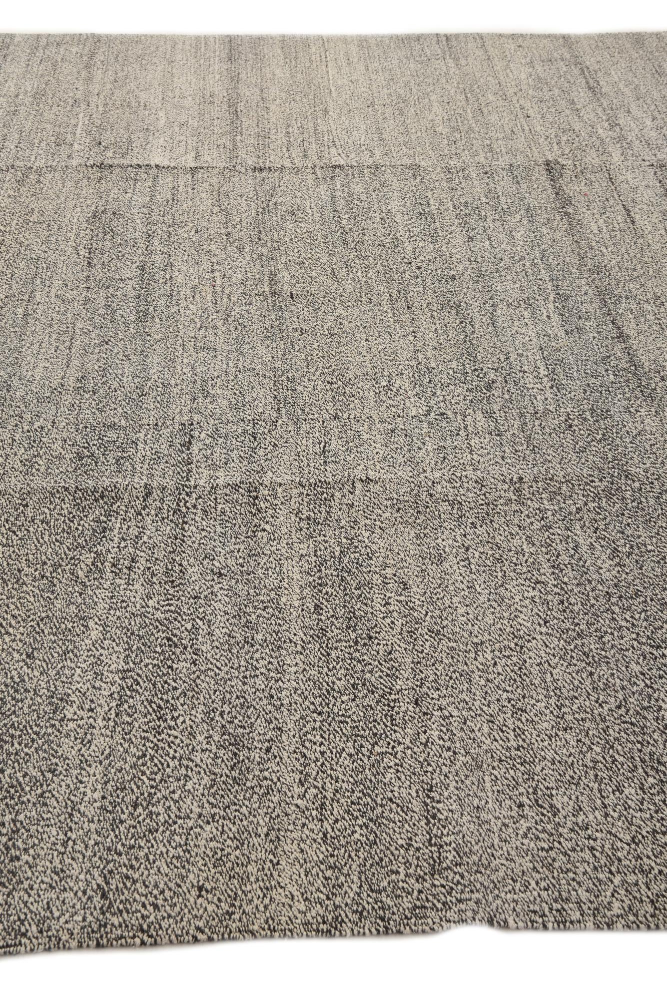 9' x 11' 9 Hand Woven Kilim Modern Wool Rug