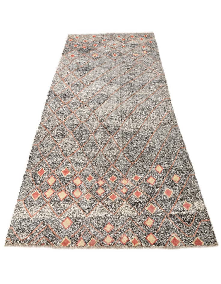 Detail image of 6' 3 x 9' 2  Hand Woven Kilim Modern Wool Rug
