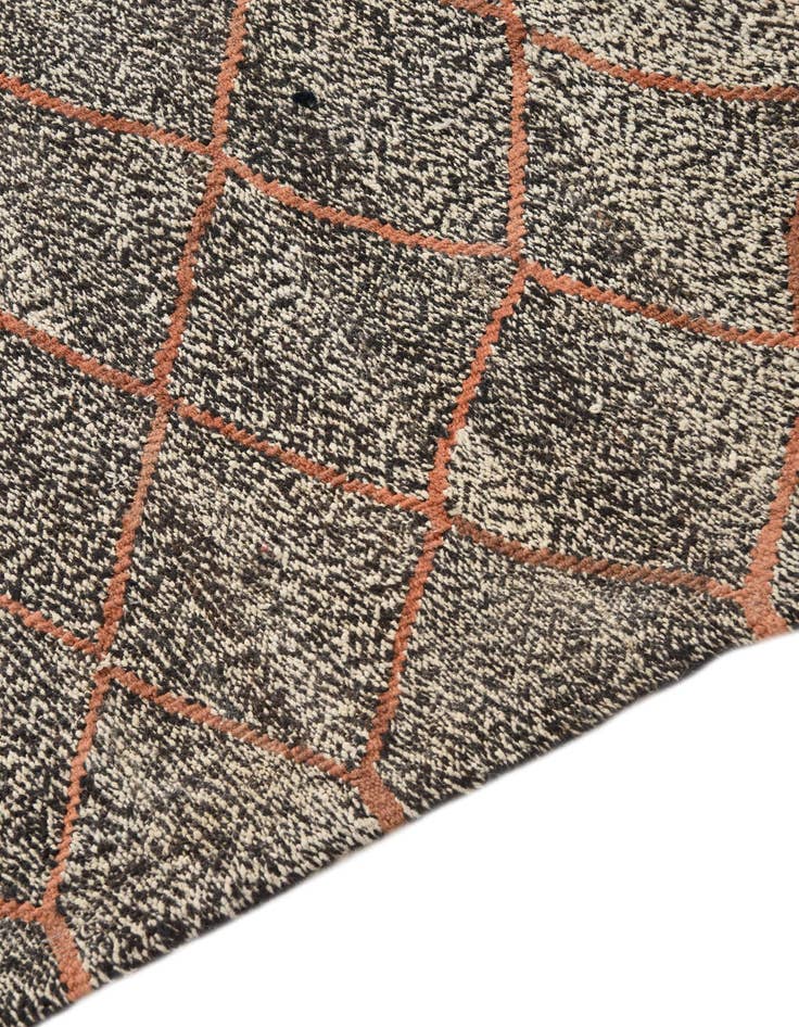 Detail image of 6' 6 x 9' 5  Hand Woven Kilim Modern Wool Rug