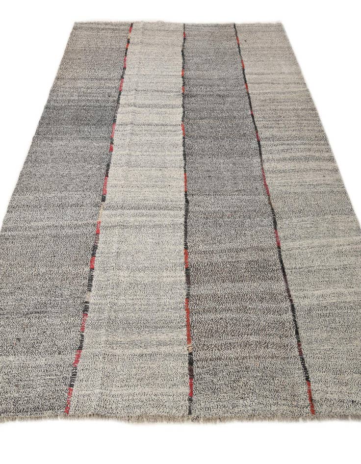 Detail image of 8' 6 x 9' 9  Hand Woven Kilim Modern Wool Rug