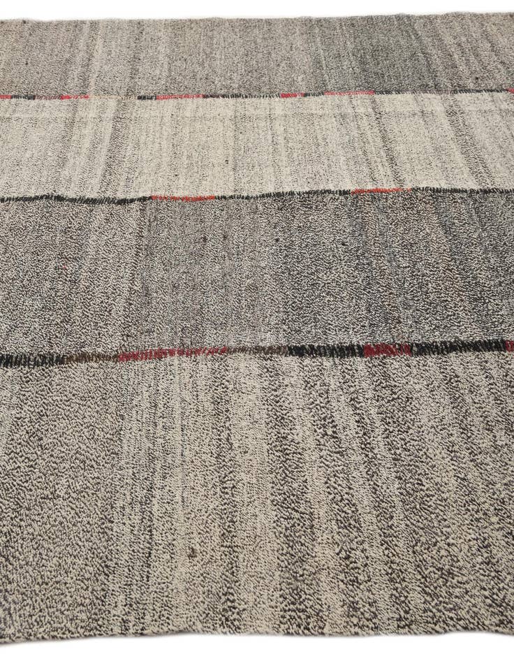 Detail image of 8' 6 x 9' 9  Hand Woven Kilim Modern Wool Rug