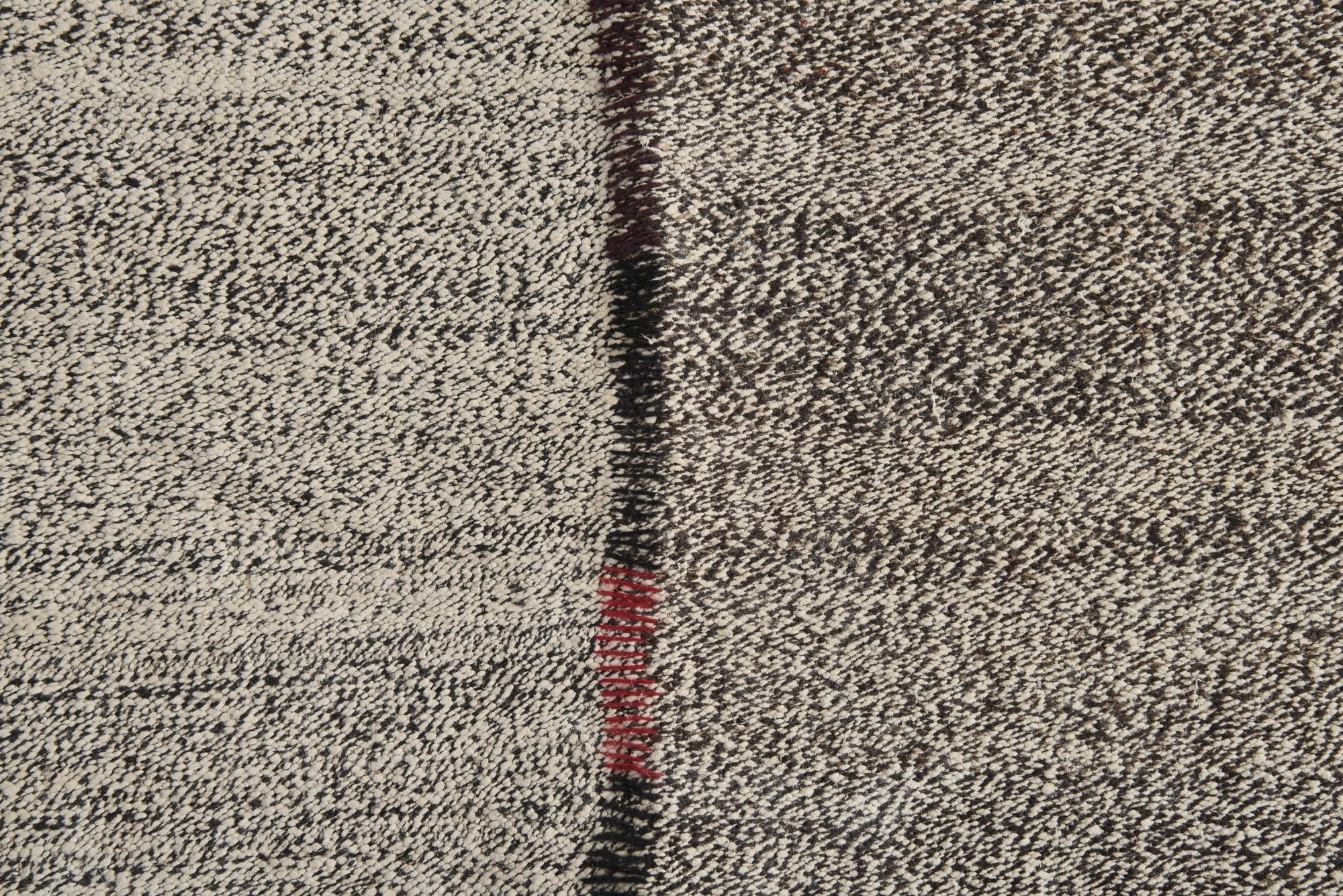 8' 6 x 9' 9 Hand Woven Kilim Modern Wool Rug