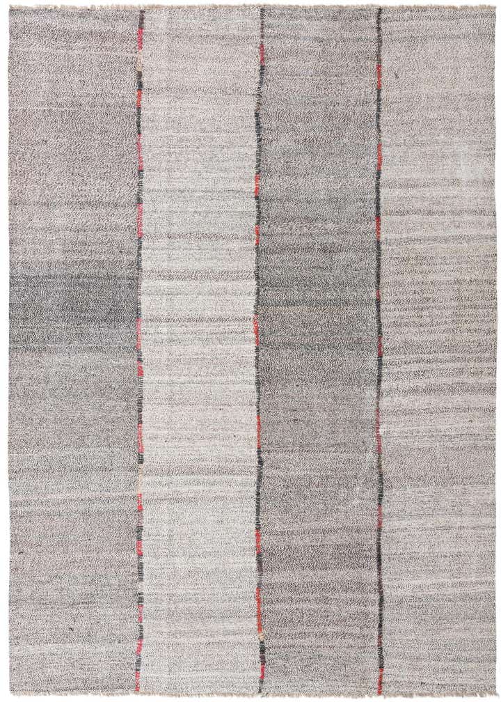 8' 6 x 9' 9 Hand Woven Kilim Modern Wool Rug