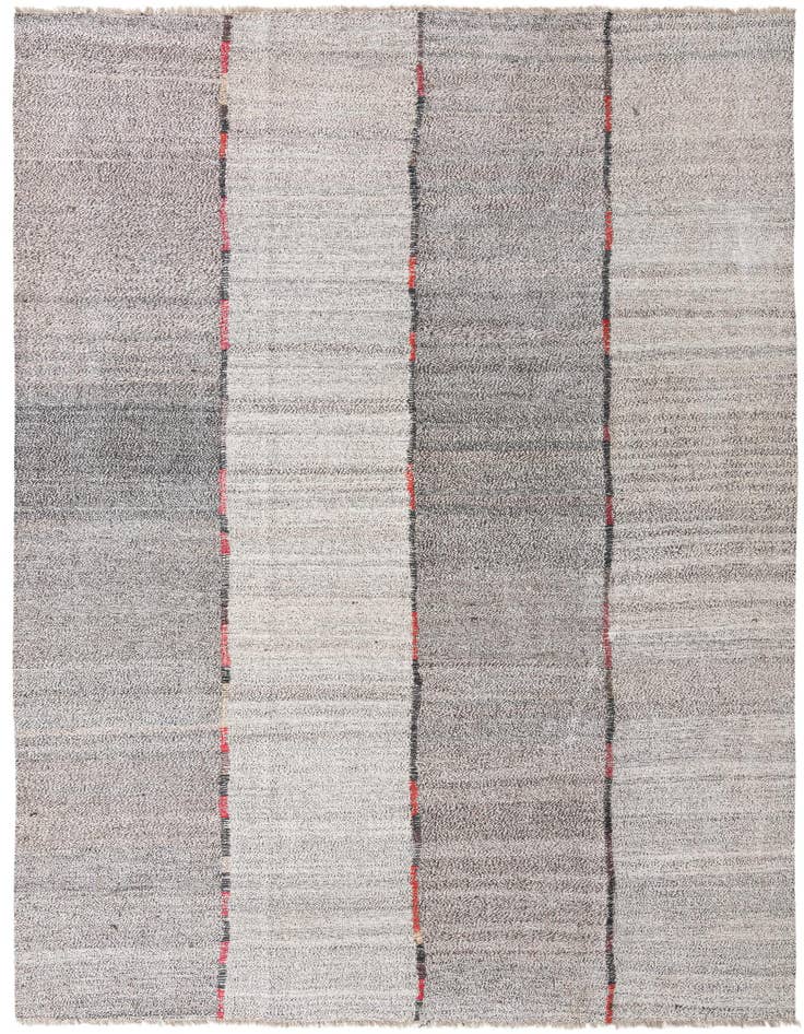 Detail image of 8' 6 x 9' 9 Hand Woven Kilim Modern Wool Rug