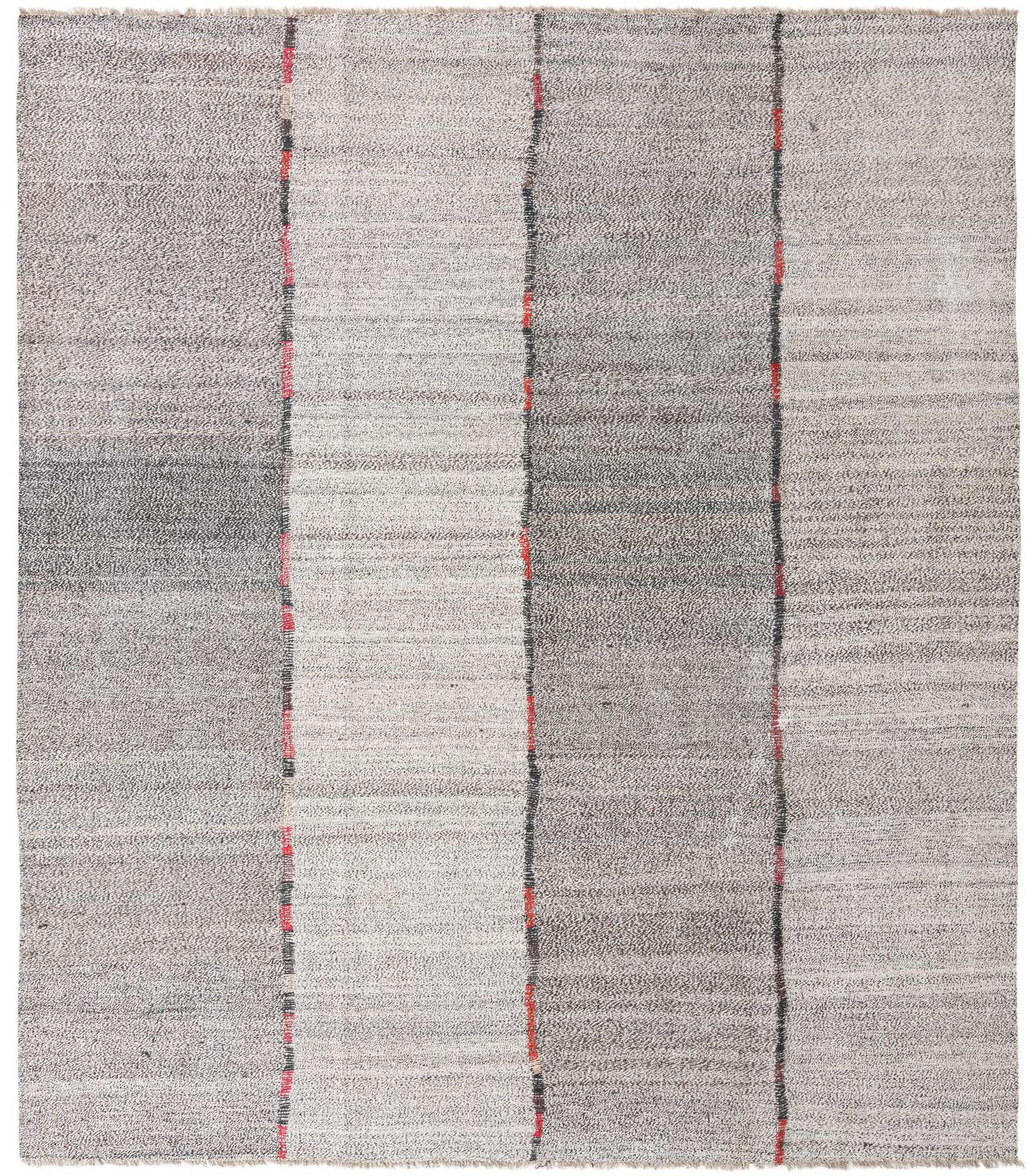 8' 6 x 9' 9 Hand Woven Kilim Modern Wool Rug