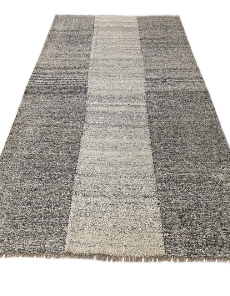 Detail image of 8' 2 x 9' 8  Hand Woven Kilim Modern Wool Rug