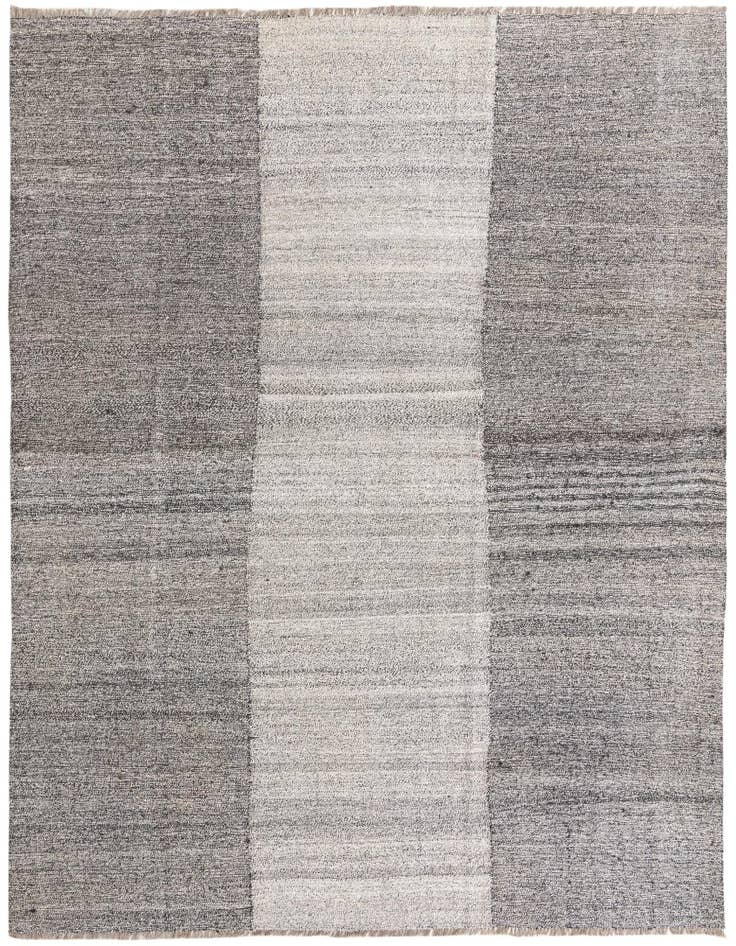 Detail image of 8' 2 x 9' 8 Hand Woven Kilim Modern Wool Rug