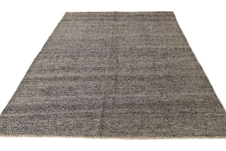 6' 9 x 9' 2 Hand Woven Kilim Modern Wool Rug