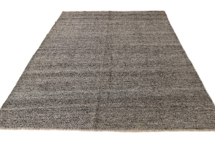 Detail image of 6' 9 x 9' 2 Hand Woven Kilim Modern Wool Rug