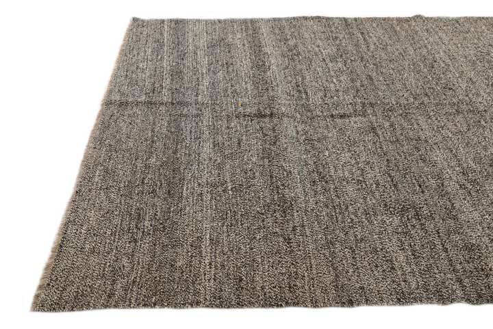 6' 9 x 9' 2 Hand Woven Kilim Modern Wool Rug