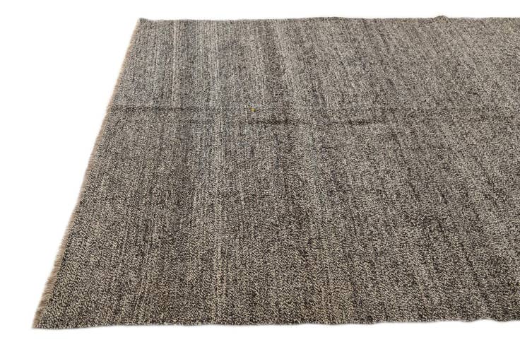 Detail image of 6' 9 x 9' 2 Hand Woven Kilim Modern Wool Rug