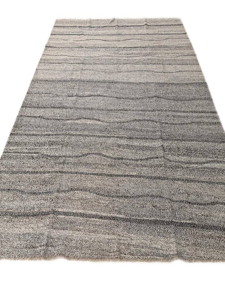 Detail image of 8' 8 x 10'  Hand Woven Kilim Modern Wool Rug