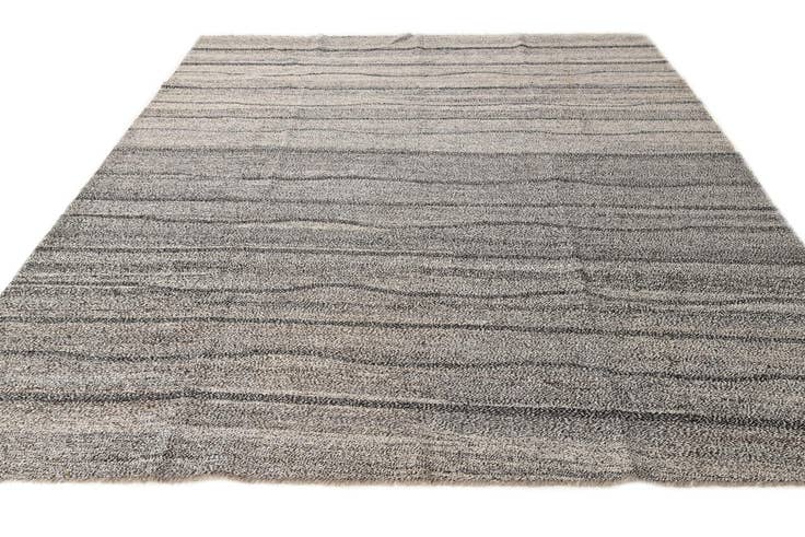 Detail image of 8' 8 x 10' Hand Woven Kilim Modern Wool Rug