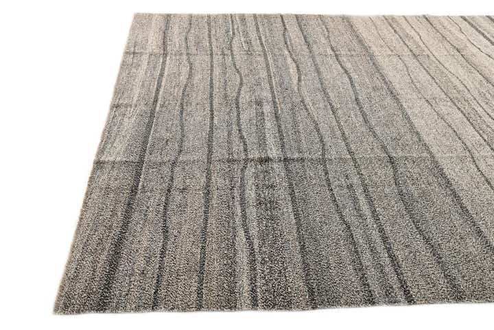 8' 8 x 10' Hand Woven Kilim Modern Wool Rug