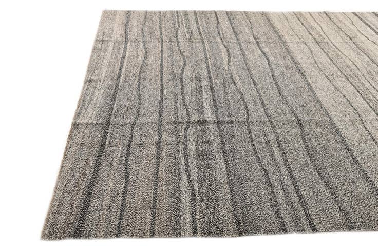 Detail image of 8' 8 x 10' Hand Woven Kilim Modern Wool Rug