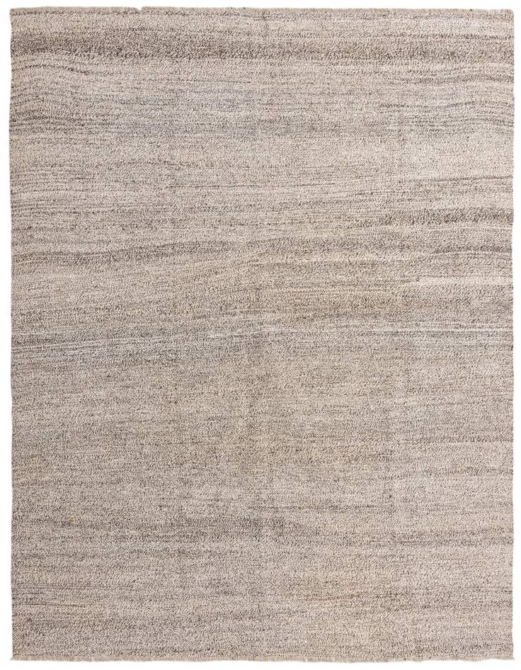 Detail image of 8' 1 x 9' 3 Hand Woven Kilim Modern Wool Rug
