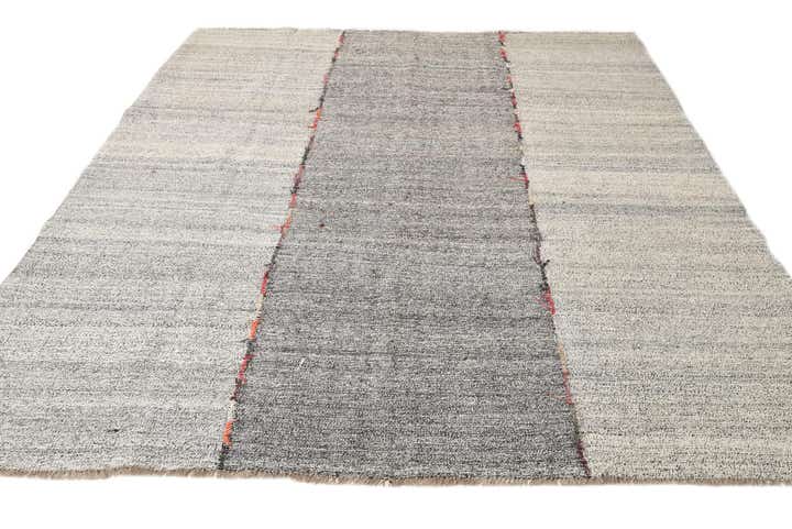 250cm x 295cm Handgewebt Kilim Modern Wolle Teppich