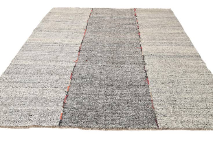 Detailansicht von 250cm x 295cm Handgewebt Kilim Modern Wolle Teppich