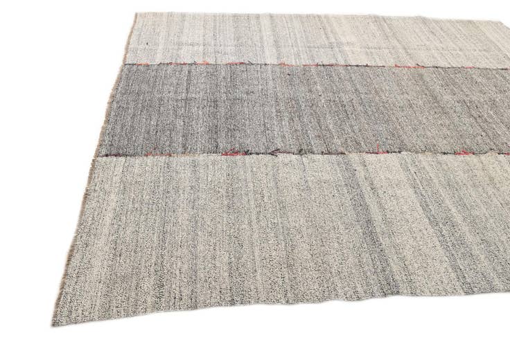 Detailansicht von 250cm x 295cm Handgewebt Kilim Modern Wolle Teppich