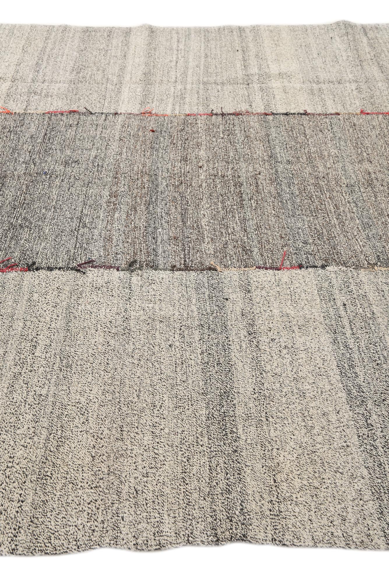 8' 2 x 9' 8 Hand Woven Kilim Modern Wool Rug