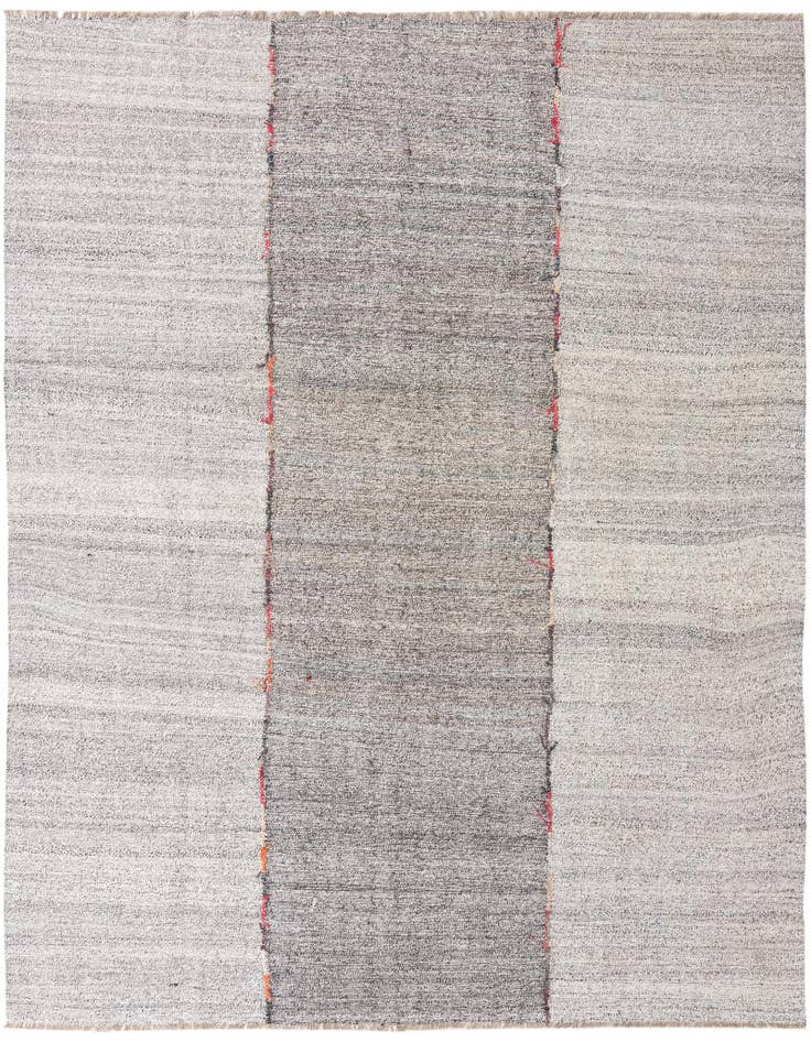 Detail image of 8' 2 x 9' 8 Hand Woven Kilim Modern Wool Rug
