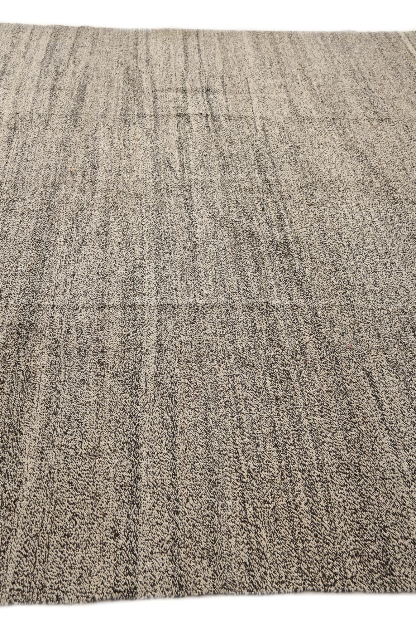 9' 3 x 11' 5 Hand Woven Kilim Modern Wool Rug