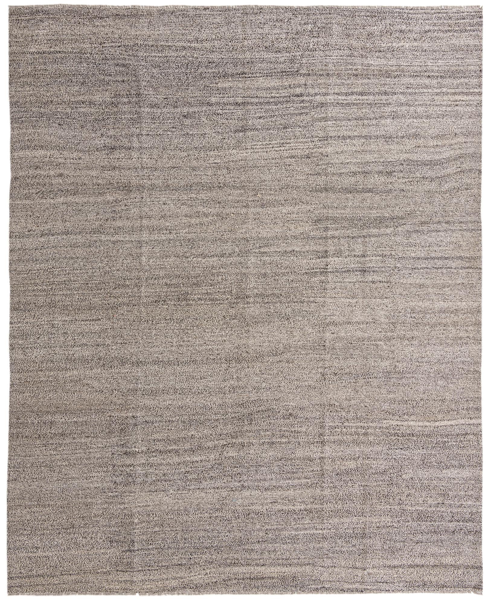 9' 3 x 11' 5 Hand Woven Kilim Modern Wool Rug