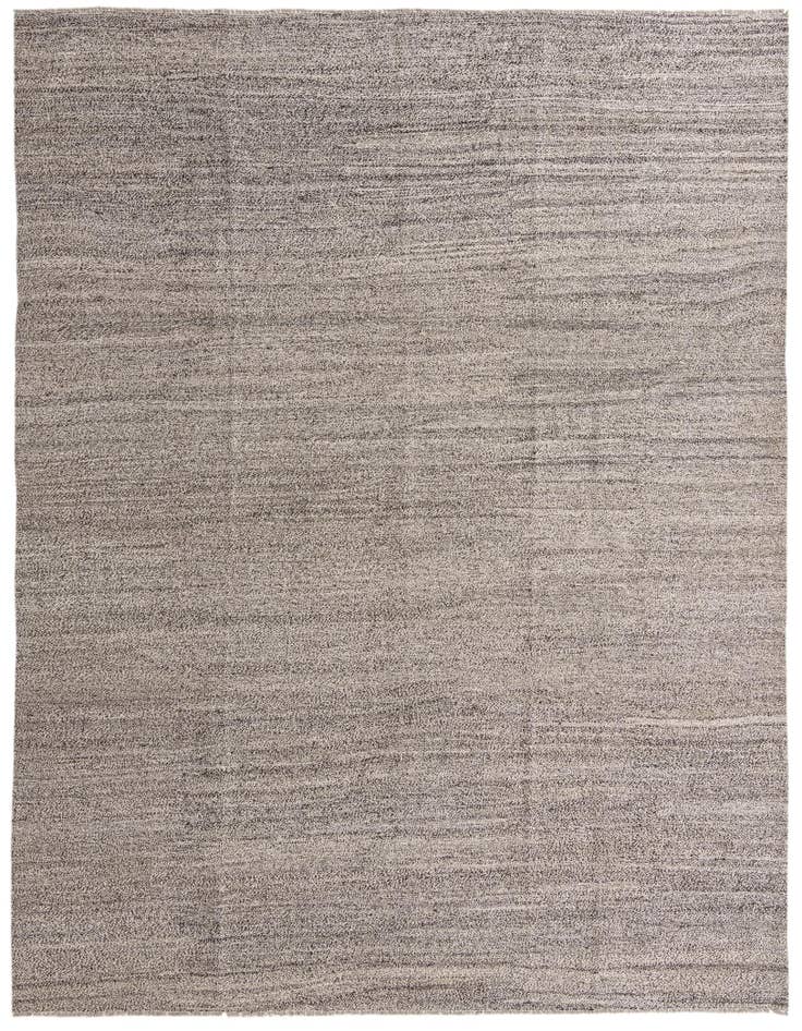 Detail image of 9' 3 x 11' 5 Hand Woven Kilim Modern Wool Rug