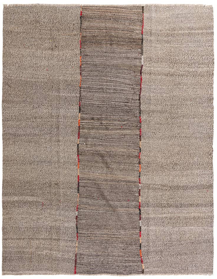 Detail image of 8' 8 x 9' 4 Hand Woven Kilim Modern Wool Rug