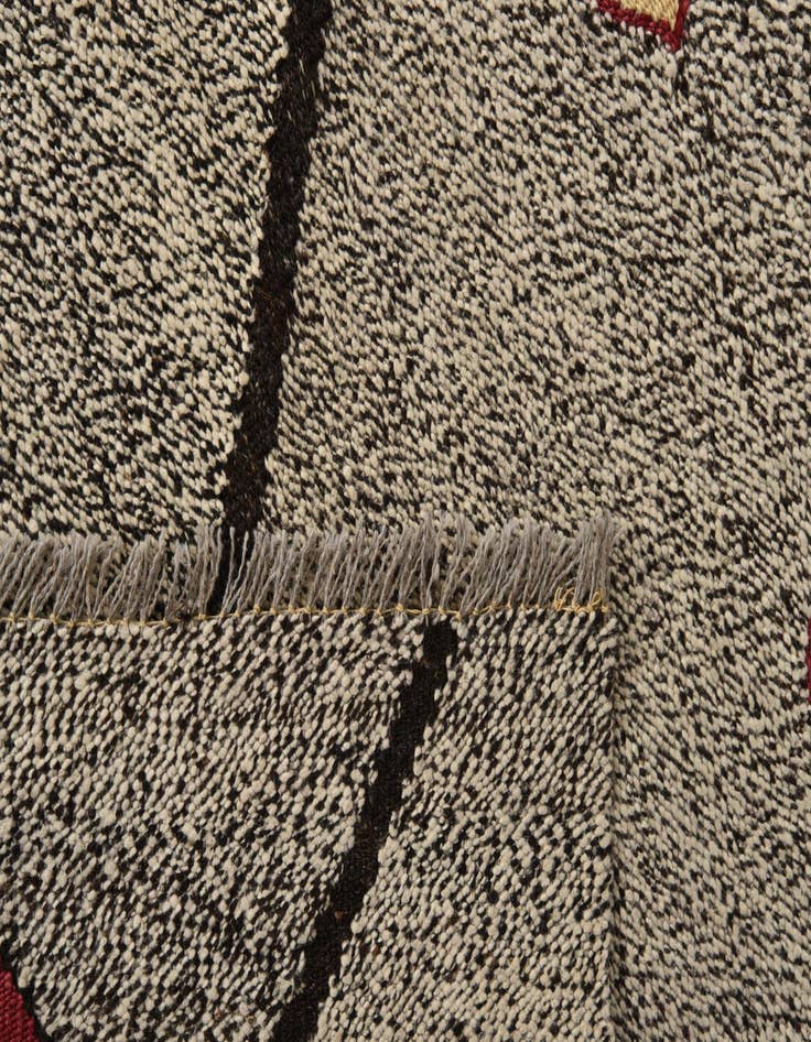 Detail image of 7' 4 x 9' 5  Hand Woven Kilim Modern Wool Rug