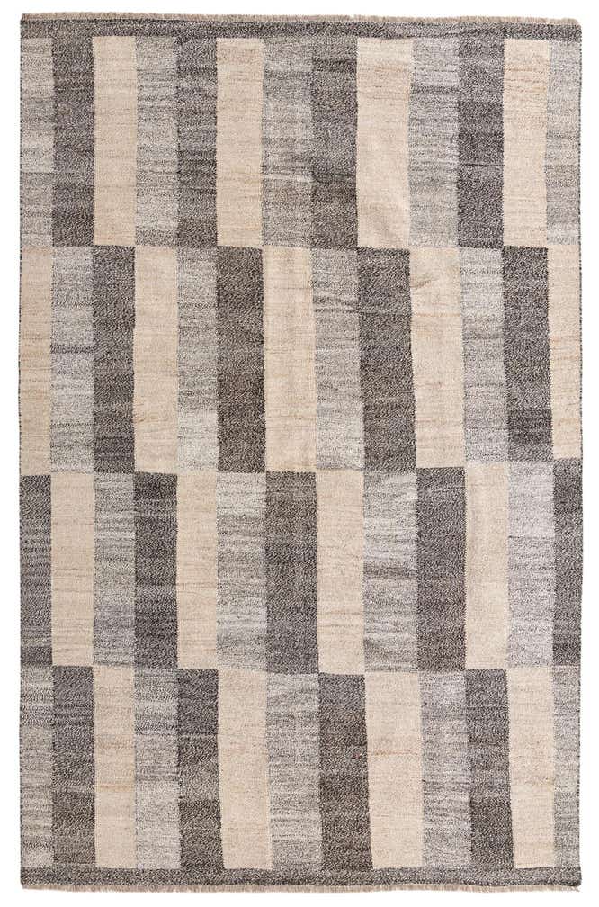 6' 6 x 9' 10 Hand Woven Kilim Modern Wool Rug