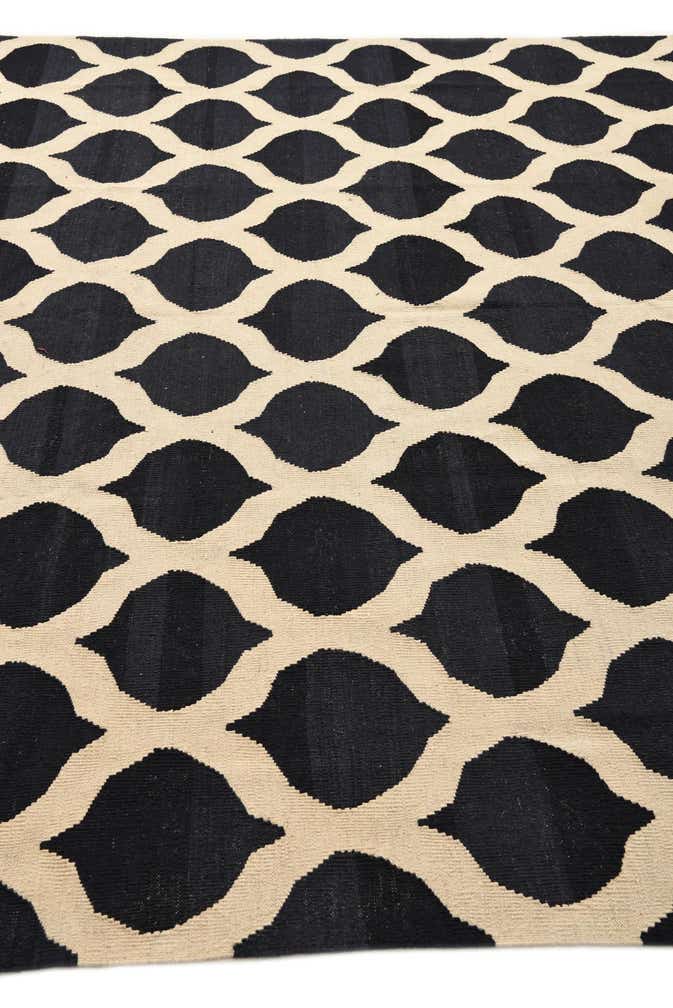 8' 7 x 9' 6 Hand Woven Kilim Modern Wool Rug