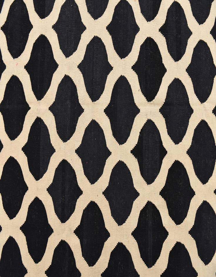 Detail image of 8' 7 x 9' 6  Hand Woven Kilim Modern Wool Rug