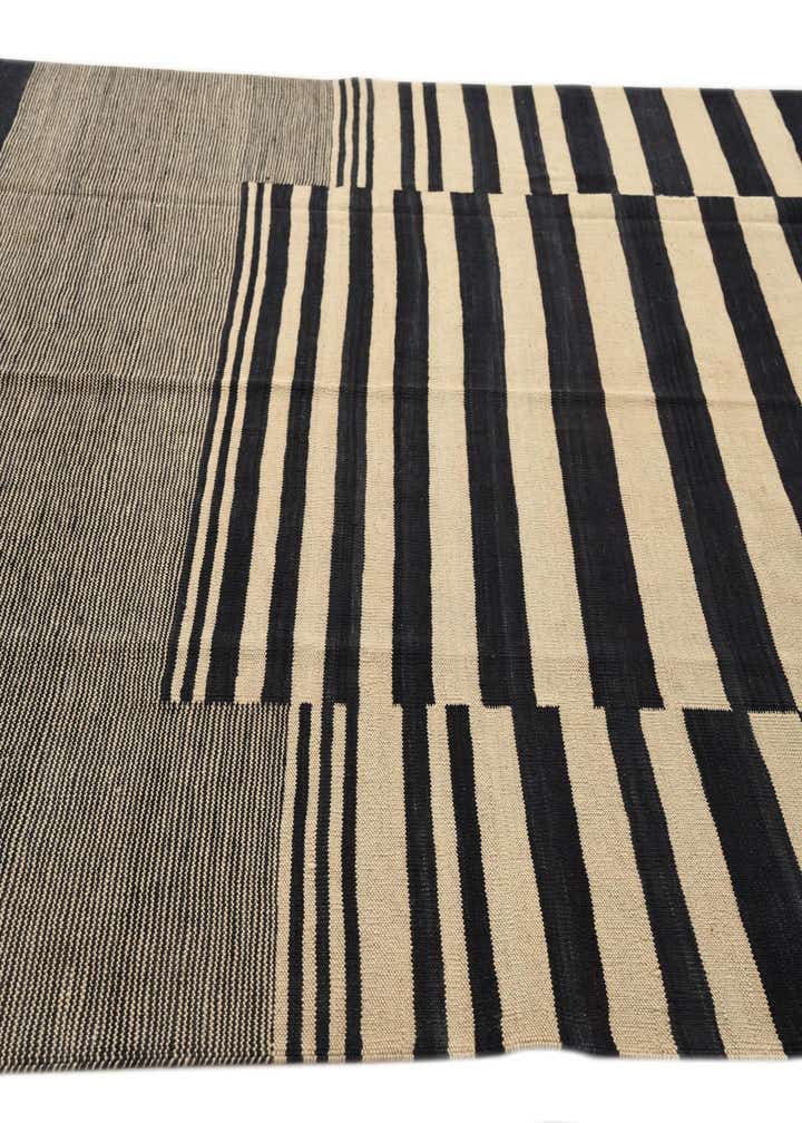 6' 10 x 9' 8 Hand Woven Kilim Modern Wool Rug