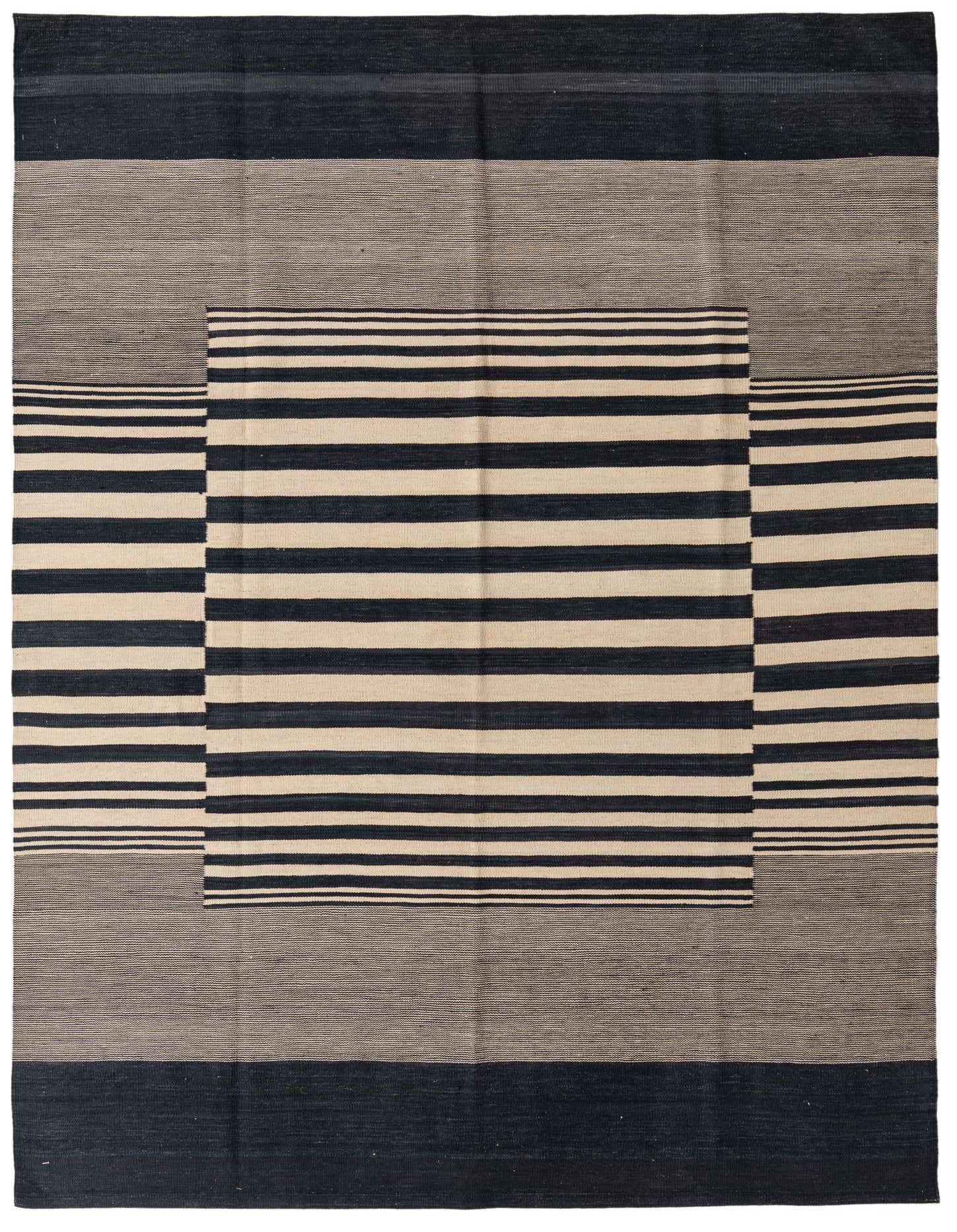 6' 10 x 9' 8 Hand Woven Kilim Modern Wool Rug