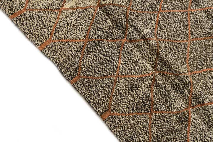 6' 11 x 9' 8 Hand Woven Kilim Modern Wool Rug