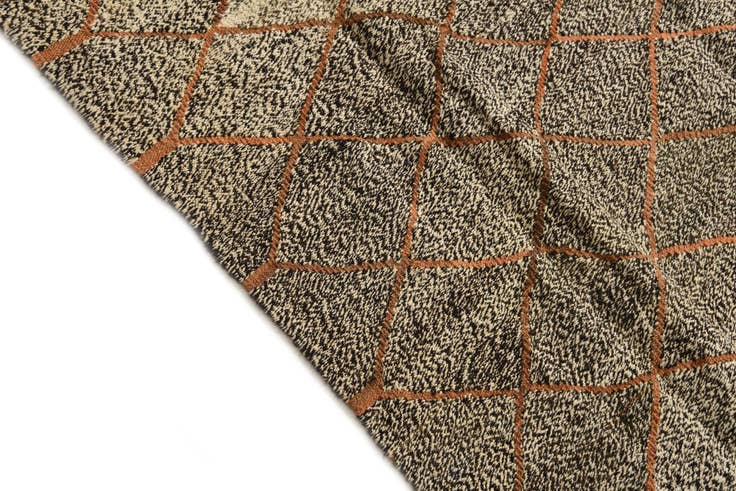 Detail image of 6' 11 x 9' 8 Hand Woven Kilim Modern Wool Rug