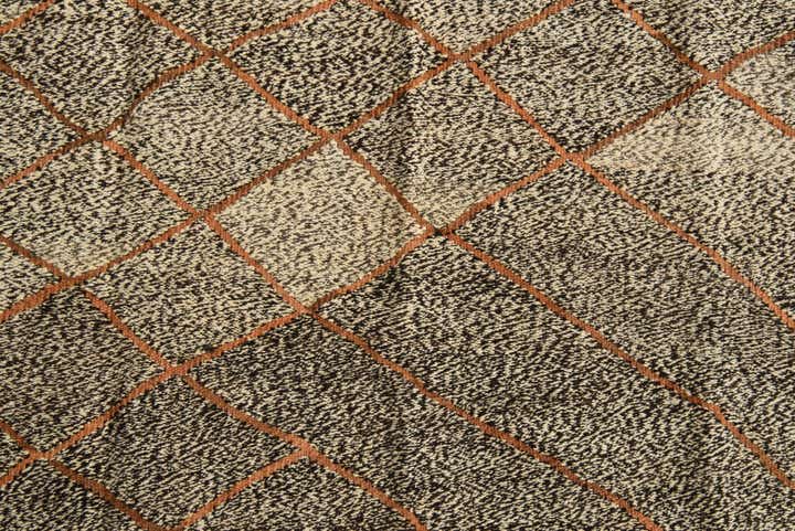 6' 11 x 9' 8 Hand Woven Kilim Modern Wool Rug
