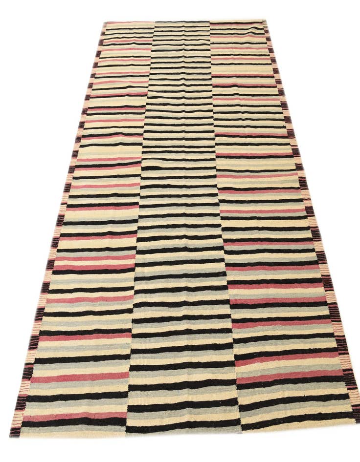 Detail image of 5' 10 x 7' 9  Hand Woven Kilim Modern Wool Rug