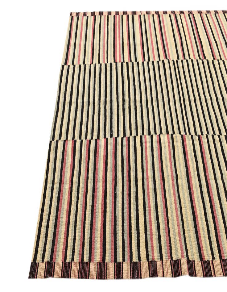 Detail image of 5' 10 x 7' 9  Hand Woven Kilim Modern Wool Rug