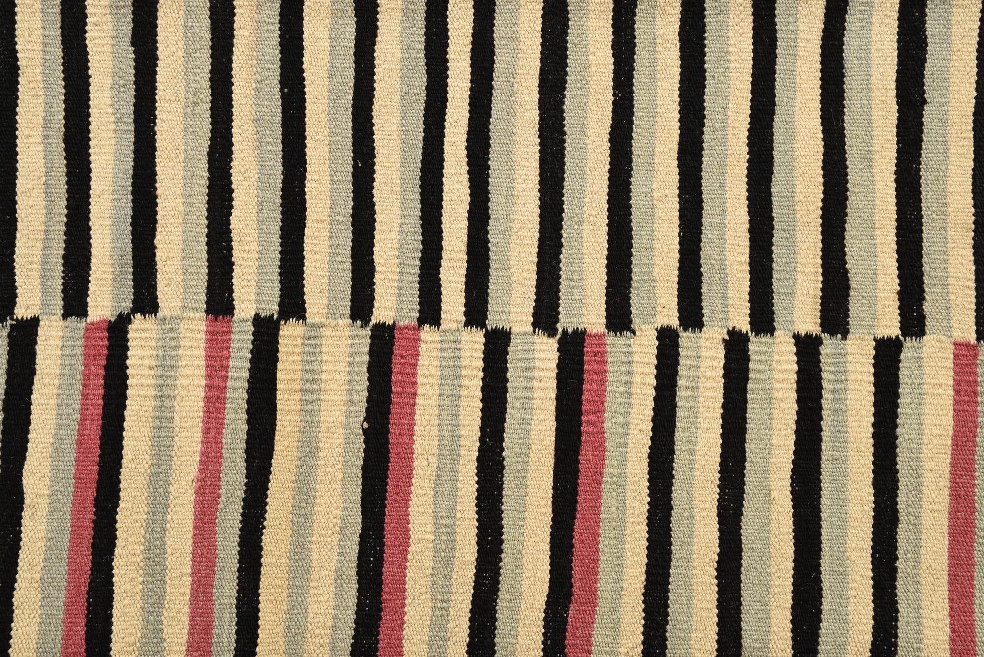 5' 10 x 7' 9 Hand Woven Kilim Modern Wool Rug