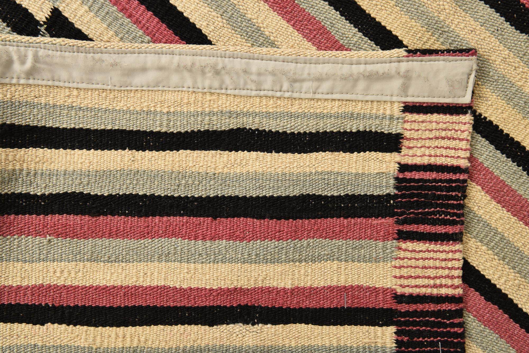 5' 10 x 7' 9 Hand Woven Kilim Modern Wool Rug