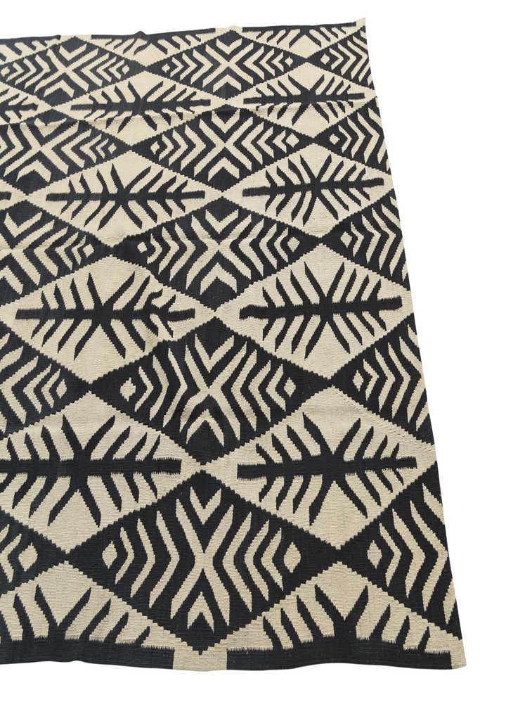 6' x 8' 6 Hand Woven Kilim Modern Wool Rug