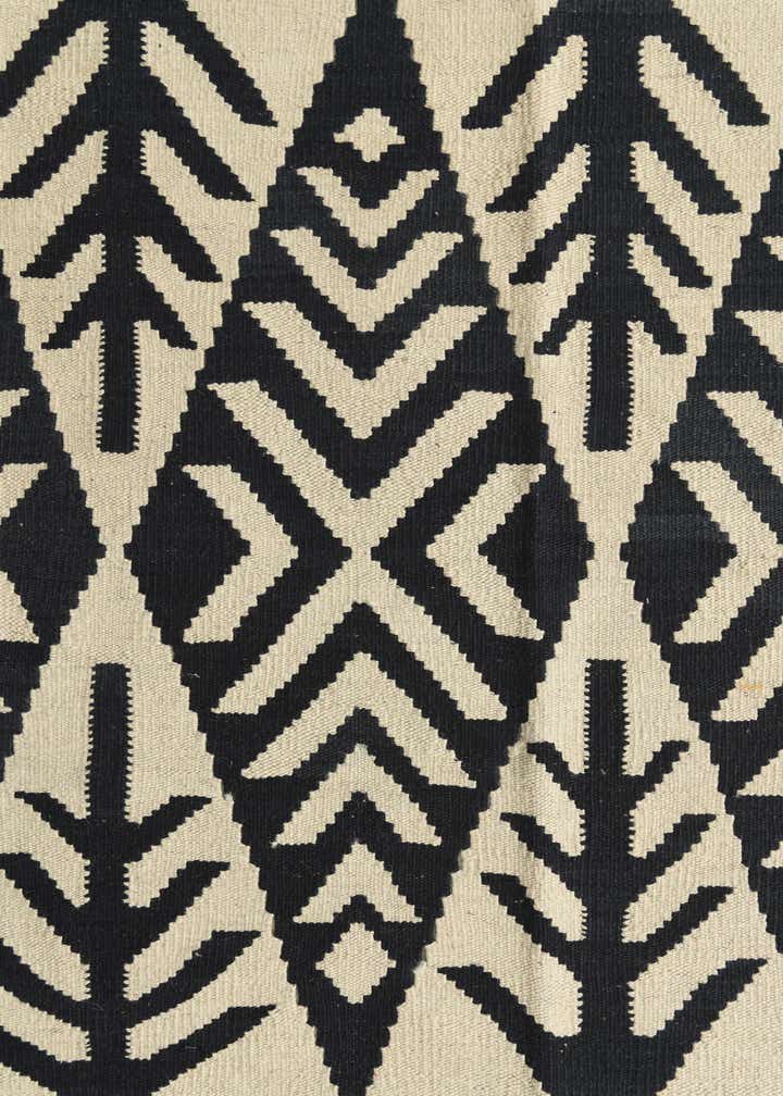 6' x 8' 6 Hand Woven Kilim Modern Wool Rug