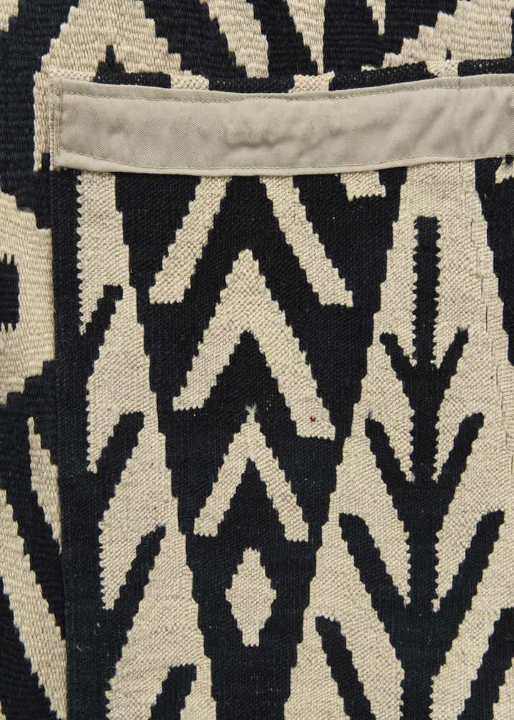 6' x 8' 6 Hand Woven Kilim Modern Wool Rug