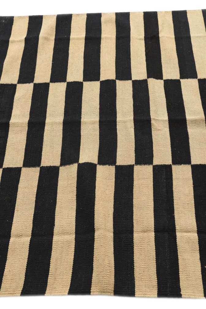 4' 1 x 5' 10 Hand Woven Kilim Modern Wool Rug