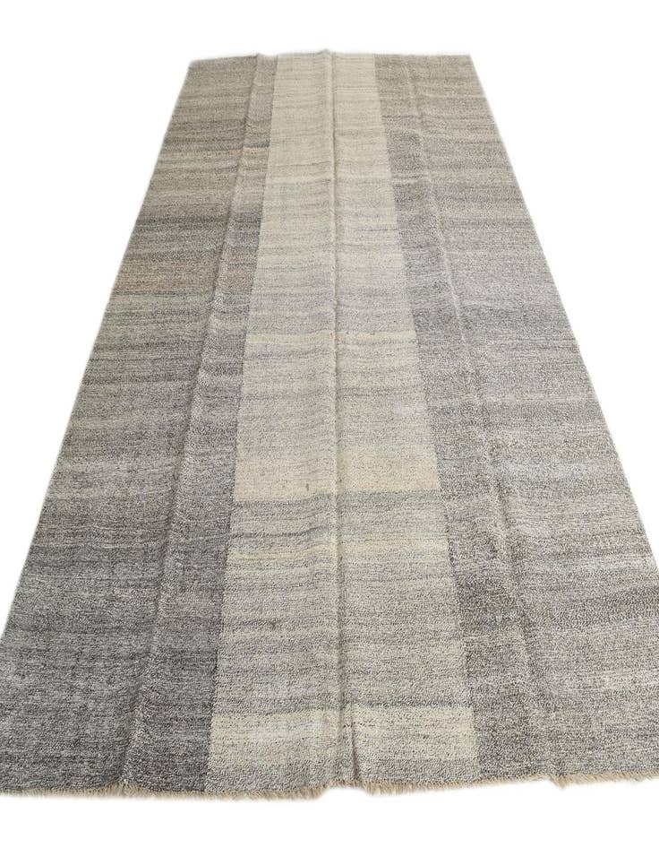 Detail image of 8' 7 x 11' 10 Hand Woven Kilim Modern Wool Rug