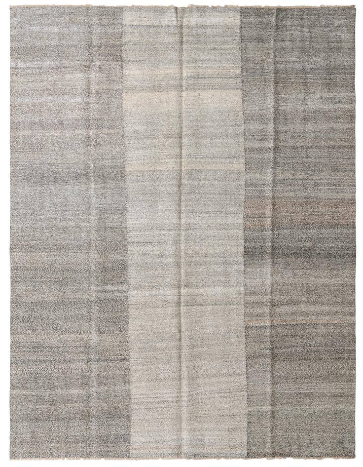 Detail image of 8' 7 x 11' 10 Hand Woven Kilim Modern Wool Rug