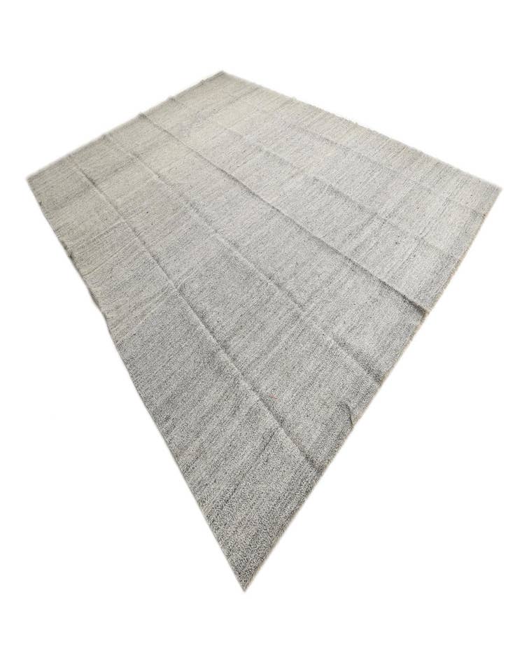 Detail image of 12' 2 x 17' 1  Hand Woven Kilim Modern Wool Rug